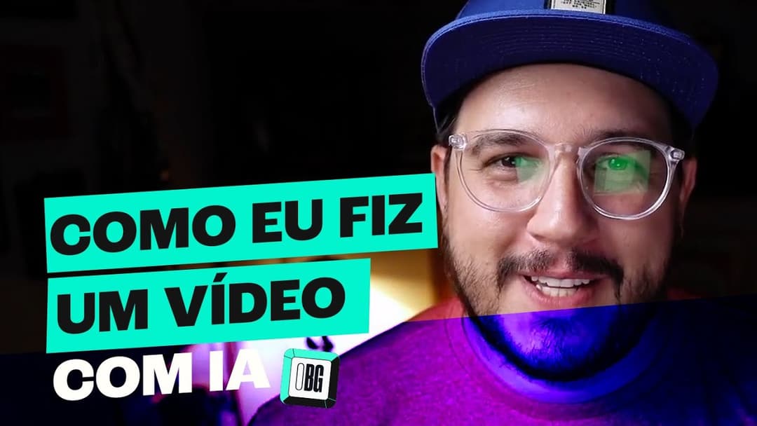 Como eu fiz um vídeo com IA